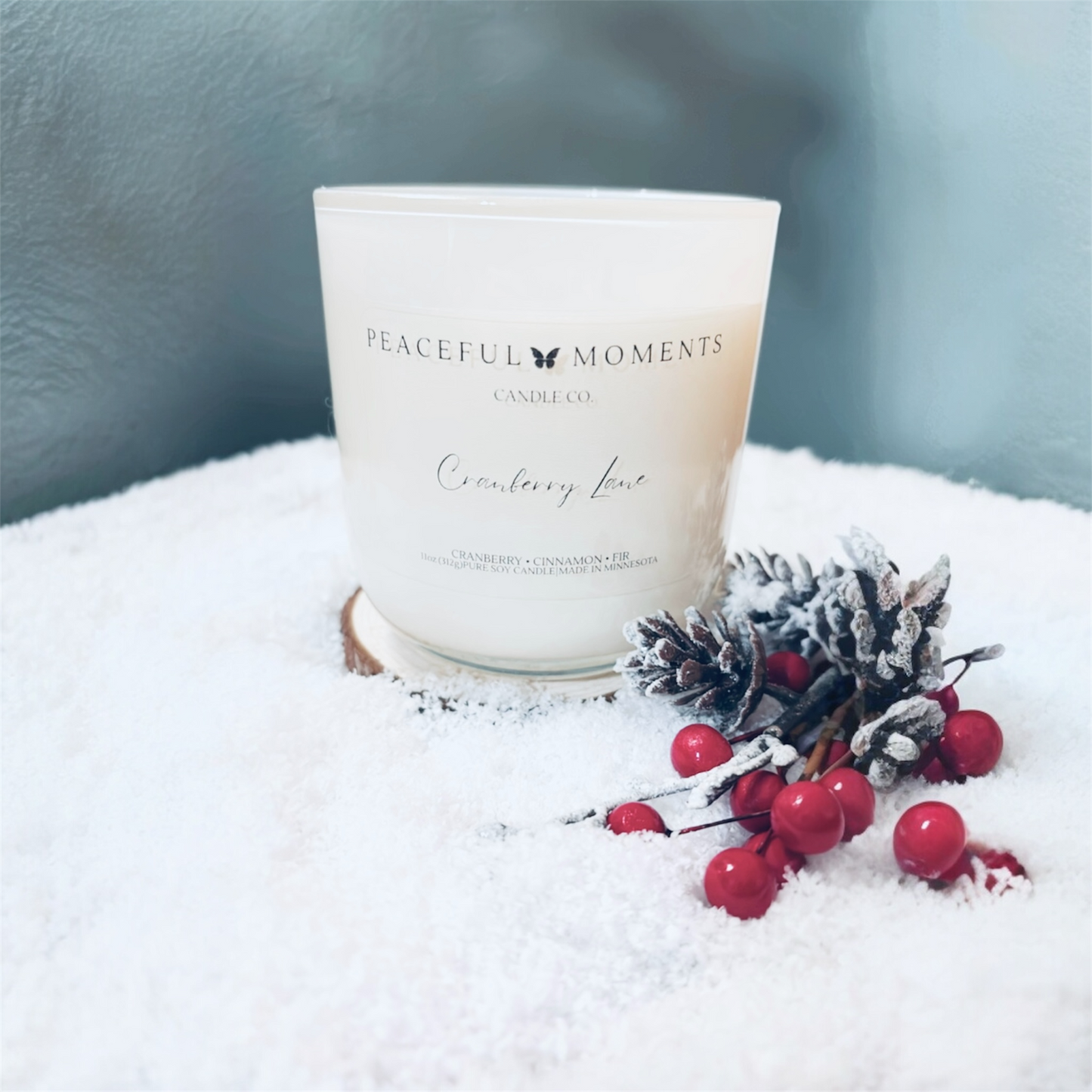 Cranberry Lane - 11 oz Soy Candle