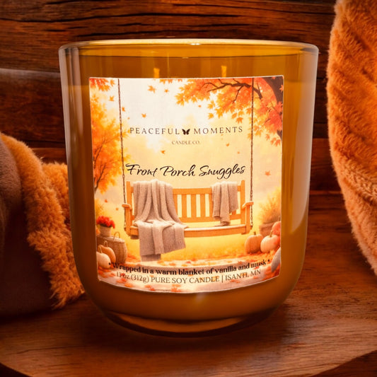 Fall Collection: Front Porch Snuggles 11 oz Soy Candle